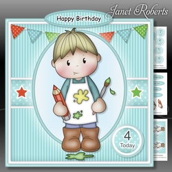 Painting Josh Mini Kit With Ages s 2 to 6 yrs