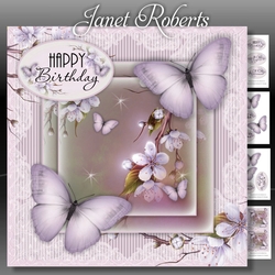 Lilac Butterflies Mini Kit