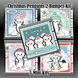 CHRISTMAS PENGUINS 2 BUMPER KIT - 5 Mini Kits