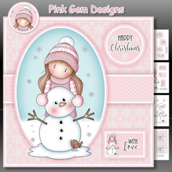 Chloe with Snowman Mini Kit