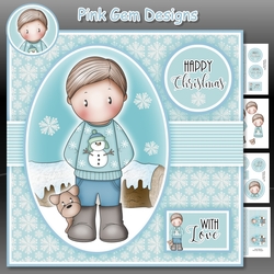 Andy in Snowman Jumper Mini Kit