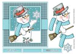 Chilly Snowman & Snowflake