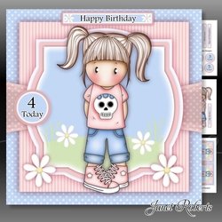 Sugar Skull Chloe With Age Tags 2 to 5 yrs
