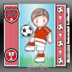 Football Andy 2 Red Mini Kit With Ages 3 to 7 yrs