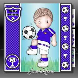 Football Andy 2 Blue Mini Kit With Ages 3 to 7 yrs