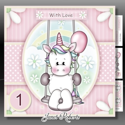 Swinging Unicorn Mini Kit With ages 1 to 7 yrs