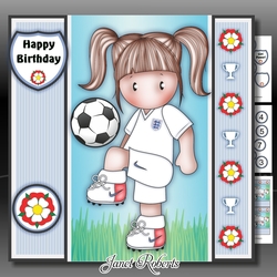 England Football Team Chloe Mini Kit With Ages 3 to 7