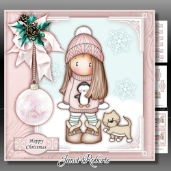 Chloe in Penguin Jumper Pink Mini Kit