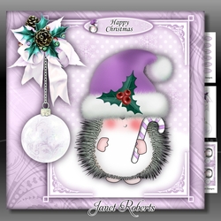 Hedgy with Candy Cane Lilac Mini Kit
