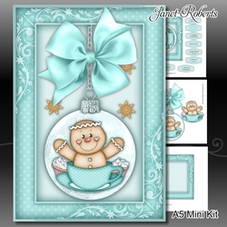 Gingerbread Bauble A5 Mini Kit