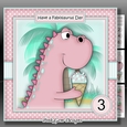 Ice Cream Dino Pink Mini Kit With Ages 1 to 7 Yrs