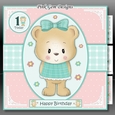 Birthday Bear Mini Kit  With Ages 1 to 6 Yrs