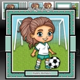 Football Girl Green Mini Kit