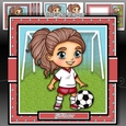 Football Girl Red Mini Kit
