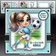 A Girl With Goals Blue Mini Kit