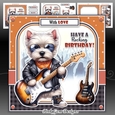 Rocking Birthday Westie Mini Kit