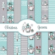 Christmas Gnomes 16 12inch x 12inch Papers