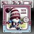 Top Of The League Claret & Blue Mini Kit
