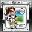 A Girl With Goals Black & White Mini Kit