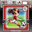 Football Girl Red Mini Kit