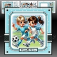 Football Girls Blue Mini Kit