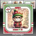 Grumpy Christmas Cat Mini Kit