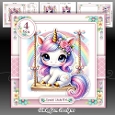 Swinging Unicorn Mini Kit With Ages 3 to 7 Yrs