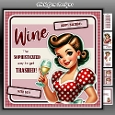 Wine 50s Housewife Mini Kit Birthday/Mothers Day