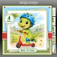 Dinosaur Scooter Mini Kit With Ages 2 to 8 Yrs