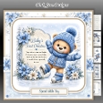 Baby Boys First Christmas Bear Mini Kit