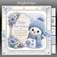 Baby Boy Snowman Mini Kit