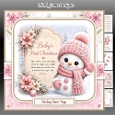 Baby Girl Snowman Mini Kit