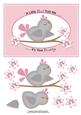 A Little Bird Told Me Birthday Card Topper