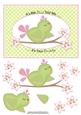 A Little Bird Told Me (green) Birthday Topper
