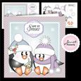 Penguin Kisses Christmas Topper