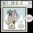Henry with Mistletoe Card Topper Mini Kit