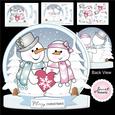 Chilly in Love Snowman Mini Kit