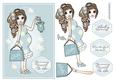 Yummy Mummy Emma Blue Topper