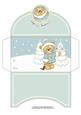 Barclay and Snowman Christmas Money Wallet