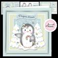 Cute Penguin Christmas Topper Mini Kit