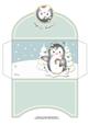 Cute Penguin Christmas Money Wallet
