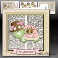 Pink Steampunk Turtle Dictionary Mini Kit