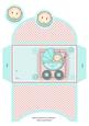 Baby Boy in Pram Money Wallet