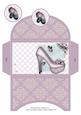 Misty Morning Shoes 2 Money Wallet