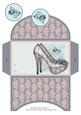 Misty Morning Shoes Money Wallet