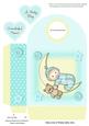 Moon Baby Boy Large Gift Bag