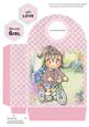 Jodie on Bike Large Gift Bag