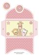 Pink Baby Animals Money Wallet