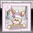 Bunny's 1st Christmas Pink Mini Kit