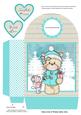 Christmas Kitty & Friend Large Gift Bag
